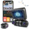 Rexing S1 Pro 3 Channel Dash Cam GPS Wi Fi 64GB Memory-0