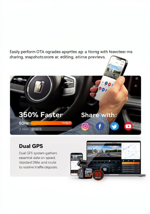 Vantrue E1 Pro 4K Dash Cam Mini STARVIS 2 Night Vision-4