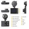 NEXPOW Dash Cam Front and Rear 1080P Night Vision Car Camera-6