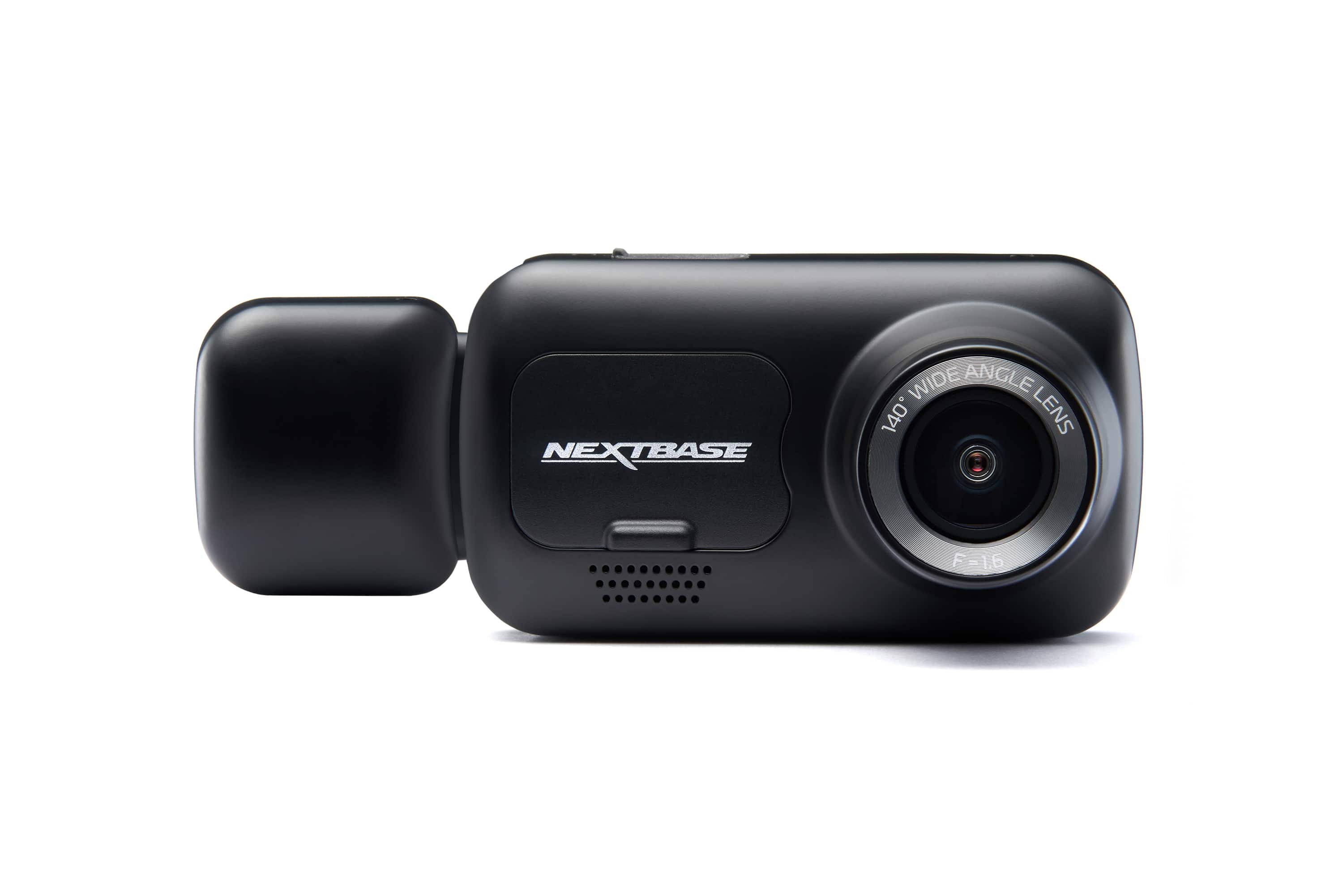 Nextbase 222GW dash cam mounted on a car windshield
