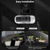 NEXPOW 3 Channel 4K WiFi Dash Cam Front Rear Cabin Recording-7