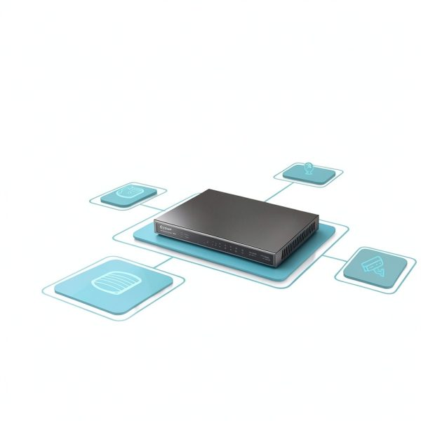 TP Link 8 Port Gigabit PoE Switch for Surveillance and WiFi-3