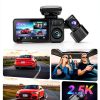 REDTIGER 4K Dash Cam Triple STARVIS 2 Full Color Night-1