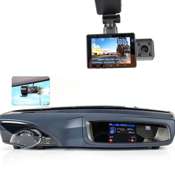GekoGear Scout Pro 2K 3 Channel Dash Cam Black-5