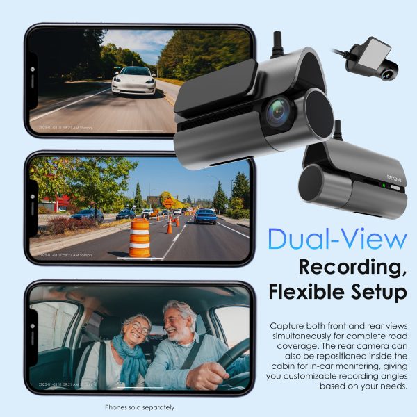 Rexing 4G LTE Dash Cam 2 Channel GPS Parking Mode Alerts-3