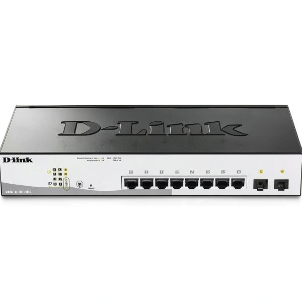 D-Link DGS-1210-10MP Gigabit Switch PoE Fanless-0