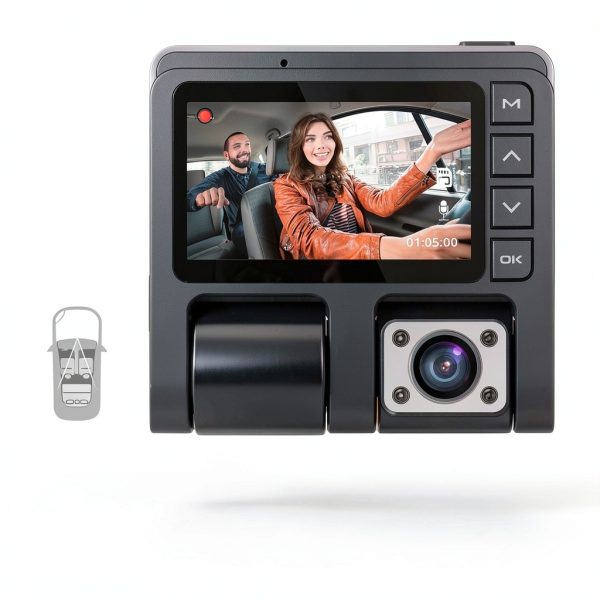 GekoGear Orbit D110 Dash Cam Dual Front Cabin View Recording-10