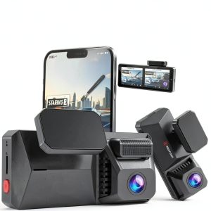 REDTIGER 4K Dual Dash Cam Voice Control 256GB Storage-0