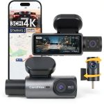 CardiVox A21 4K Dash Cam GPS ADAS WiFi 3 Channel Recording-0