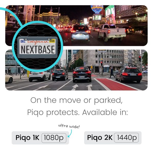 Nextbase 2K Piqo Dash Cam Compact GPS WiFi Bluetooth Parking-2