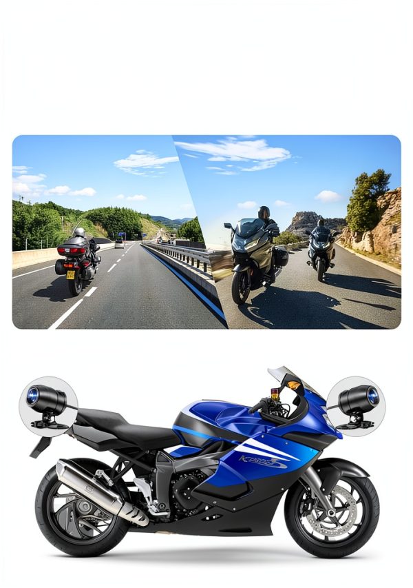 Vantrue F1 Motorcycle Dash Cam 4K Waterproof GPS Wi Fi-6