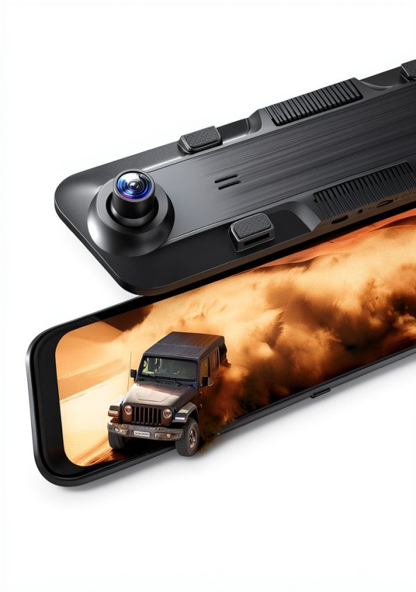 WOLFBOX 4K Dash Cam 12 Inch Screen WiFi GPS Parking Monitor-1