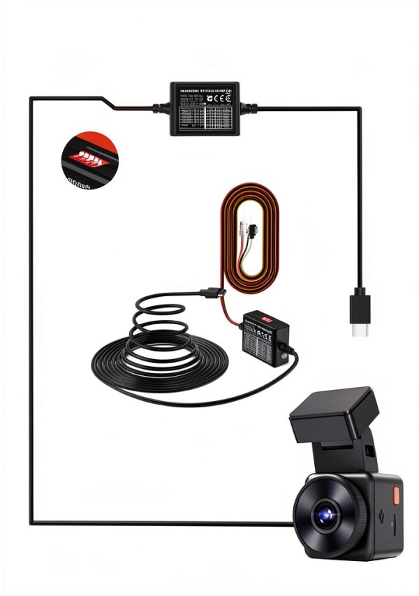 Vantrue Hardwire Kit Dash Cam Power ACC Parking Mode-4