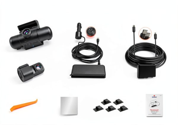 REDTIGER 4 Channel Dash Cam 360 View RTVP40TL Black-7