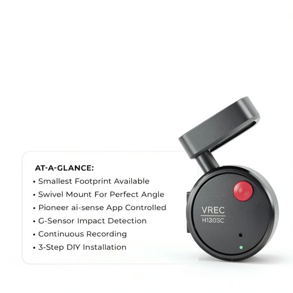 Pioneer Dash Camera 1.5K Resolution 120 Wide Angle View-8