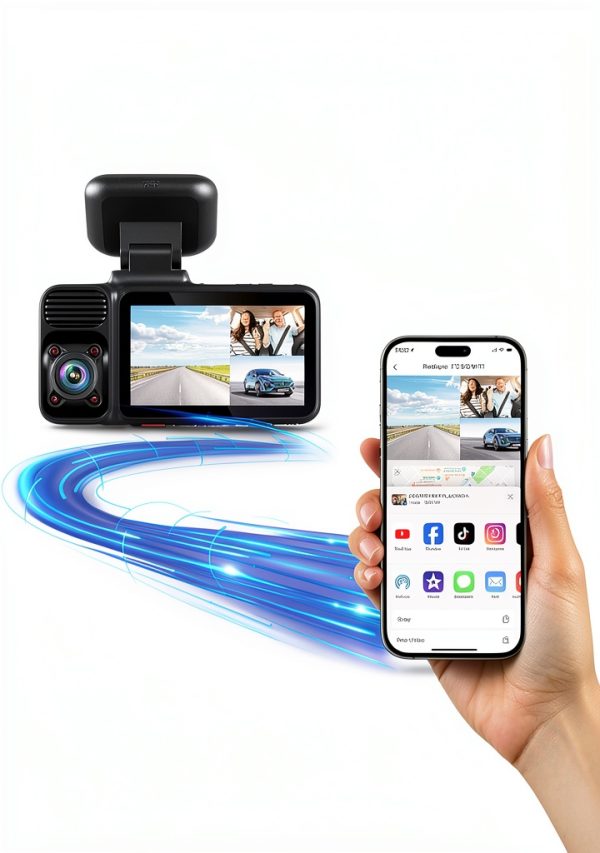 REDTIGER 4K Dash Cam Touch Screen Voice Control GPS-2
