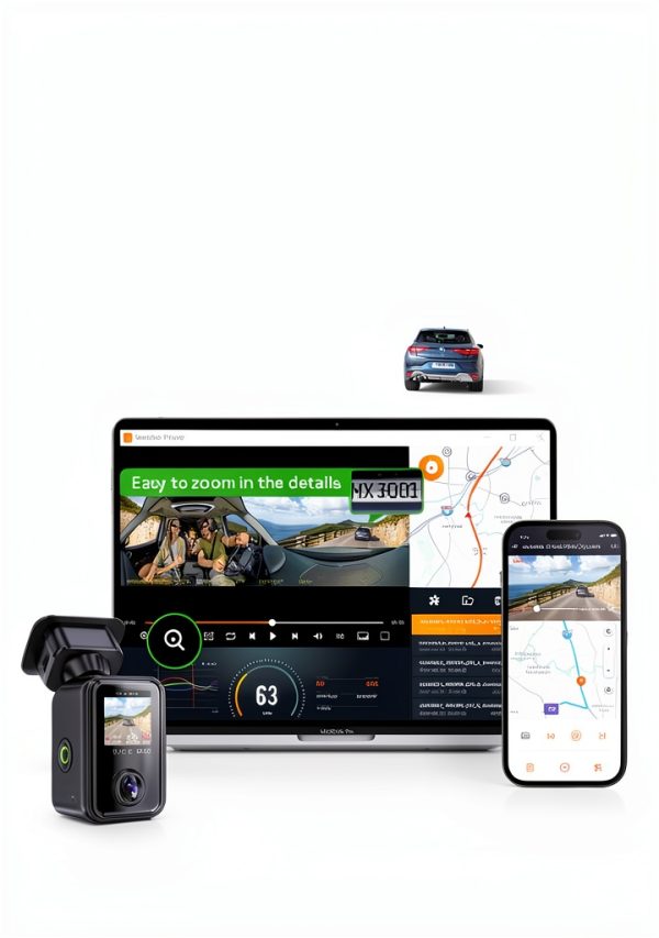 Vantrue E360 ACE 360 Dash Cam Dual STARVIS 2 Action Camera-11