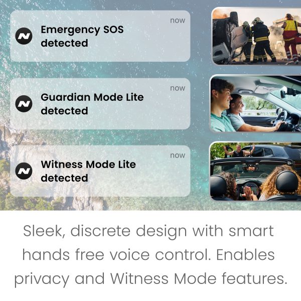 Nextbase 2K Piqo Dash Cam Compact GPS WiFi Bluetooth Parking-3