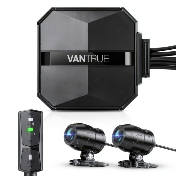 Vantrue F1 Motorcycle Dash Cam 4K Waterproof GPS Wi Fi-1