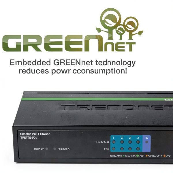 Trendnet 5 Port Gigabit PoE+ Switch 31W Budget Ethernet-1