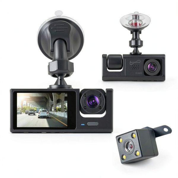 Supersonic RoadEYE Pro Dash Cam Front Cabin Rear Recording-0