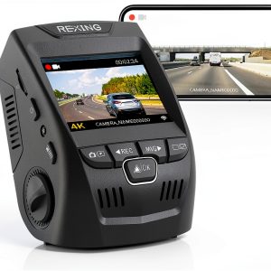 Rexing V1 4K UHD Front Wi Fi Dash Cam Black-0