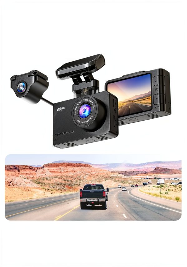 WOLFBOX D07 4K Dual Dash Cam Wifi GPS Night Vision-2