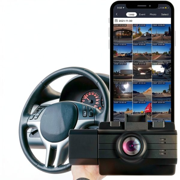GekoGear Scout Pro 2K 3 Channel Dash Cam Black-7
