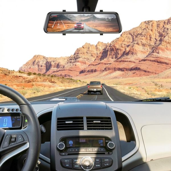 GekoGear Oribit D100 Dash Cam Rearview Mirror 1080p ADAS-10