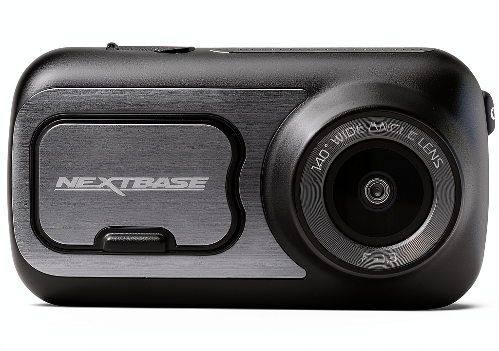 Installing Nextbase 422GW Dash Cam Alexa Built In 1440p Video Recording on a wooden desk