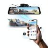 WOLFBOX 4K Rearview Mirror Dash Cam ADAS BSD WiFi-4