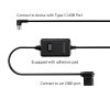 Vantrue OBD Hardwire Cable 24/7 Parking Surveillance USB-C-1