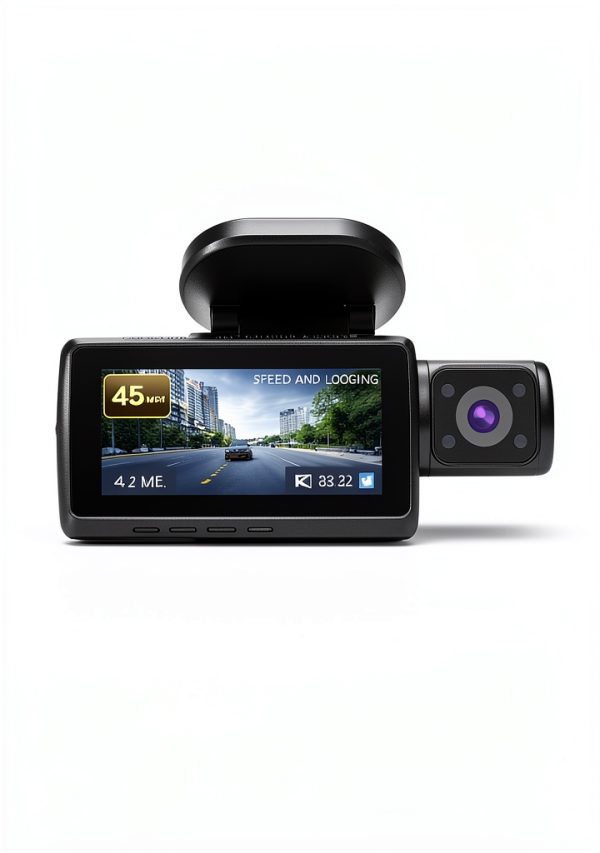 CardiVox A21 4K Dash Cam GPS ADAS WiFi 3 Channel Recording-4