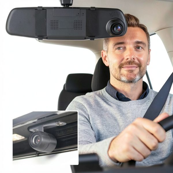 Pyle Dash Cam Front Rear HD 720p Dual Camera Night Vision-4