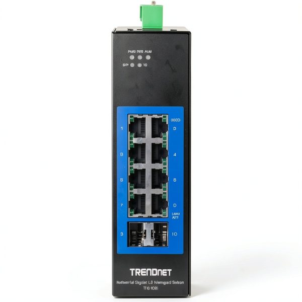 TRENDnet Industrial Gigabit L2 Managed DIN Rail Switch-8