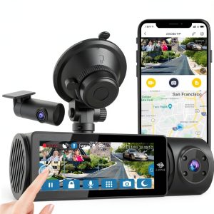 Z Edge T3P 4K Dash Camera Front Rear Cabin IR Night Vision-0