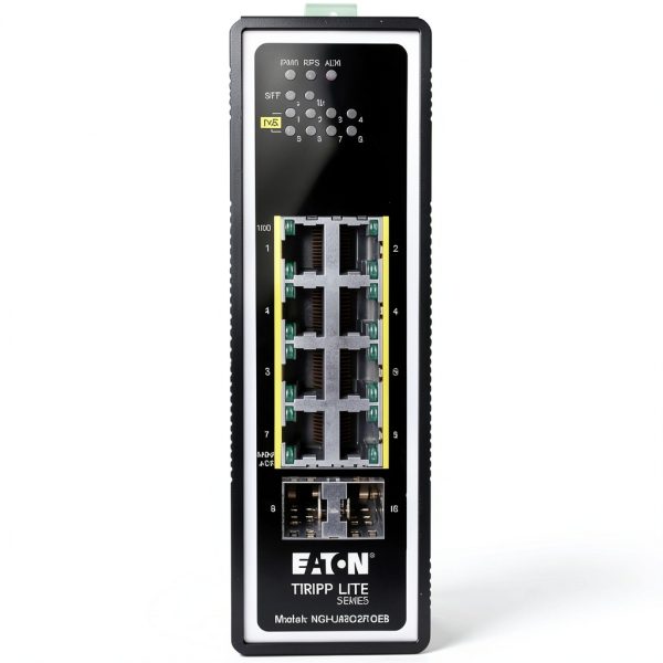 Tripp Lite 8 Port Industrial Gigabit Ethernet Switch PoE-1
