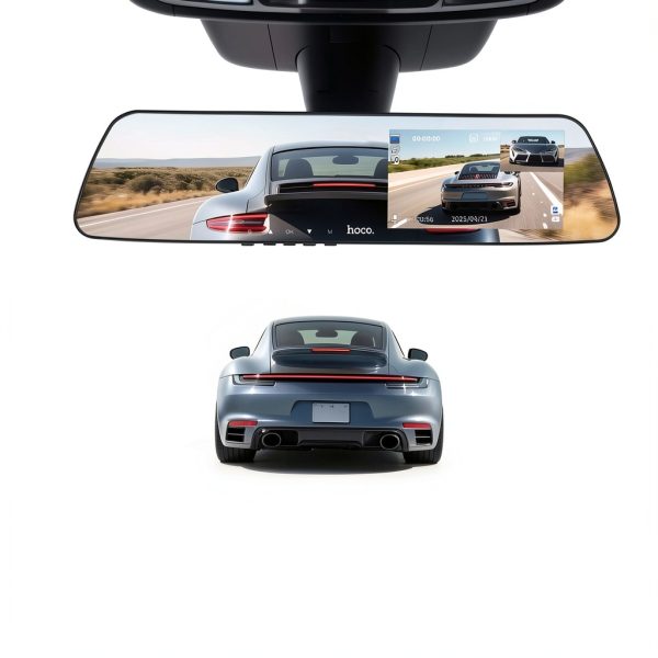 Hoco DV4 HD Dash Cam Dual Front Rear Recording Waterproof-7