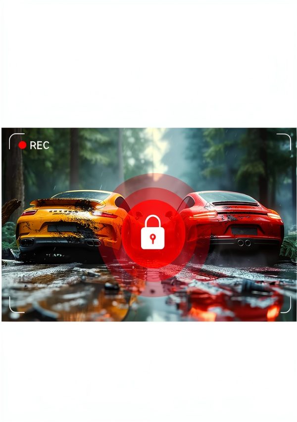 REDTIGER 4K Dash Cam Voice Control GPS WiFi Night Vision-2
