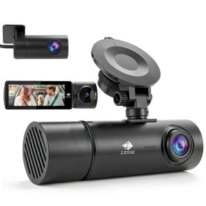 Z Edge 3 Channel Dash Cam Touch Screen Night Vision GPS-0