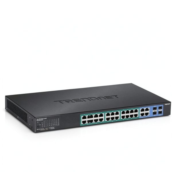 TRENDnet 28 Port Gigabit Web Smart PoE Switch Network-2