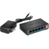 TRENDnet 5 Port Gigabit PoE Switch 60W Budget 200m Range-1