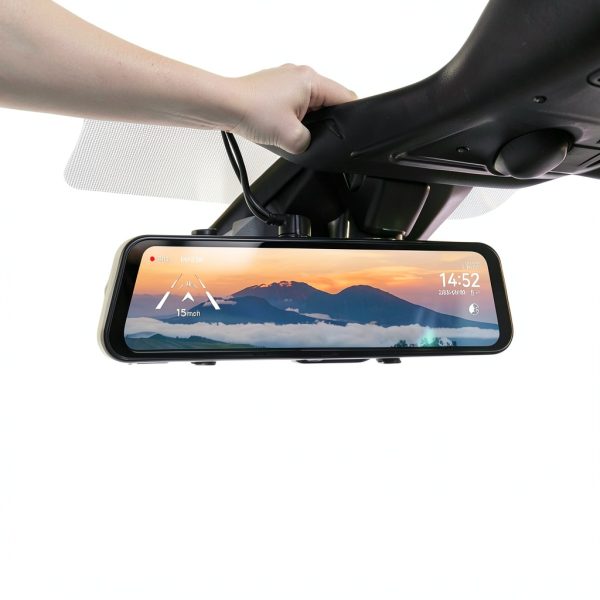 WOLFBOX G900 PRO 4K Mirror Dash Cam Front Rear Recording-7