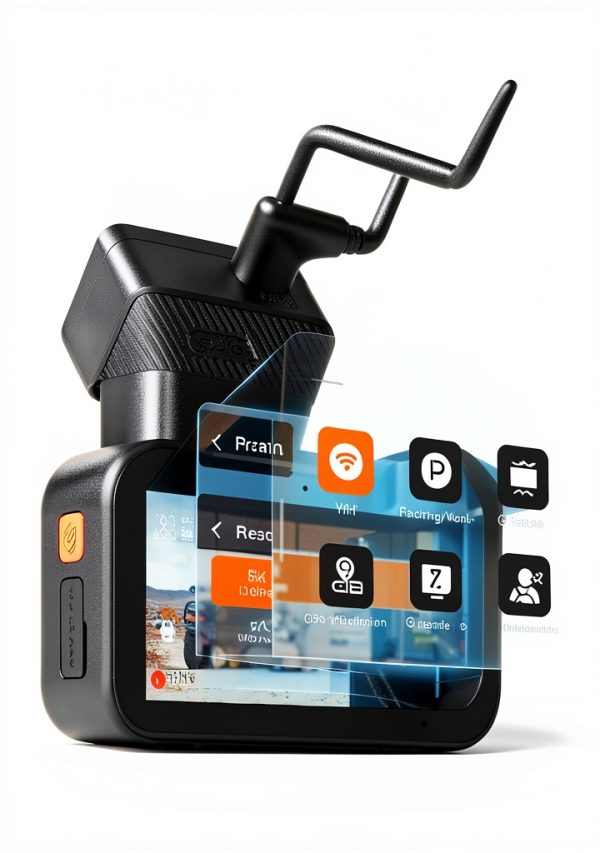 WOLFBOX Dash Cam 4K Night Vision WiFi GPS Touch Screen-7