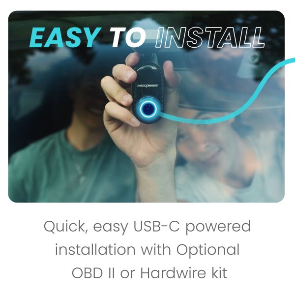 Nextbase 2K Piqo Dash Cam Compact GPS WiFi Bluetooth Parking-5
