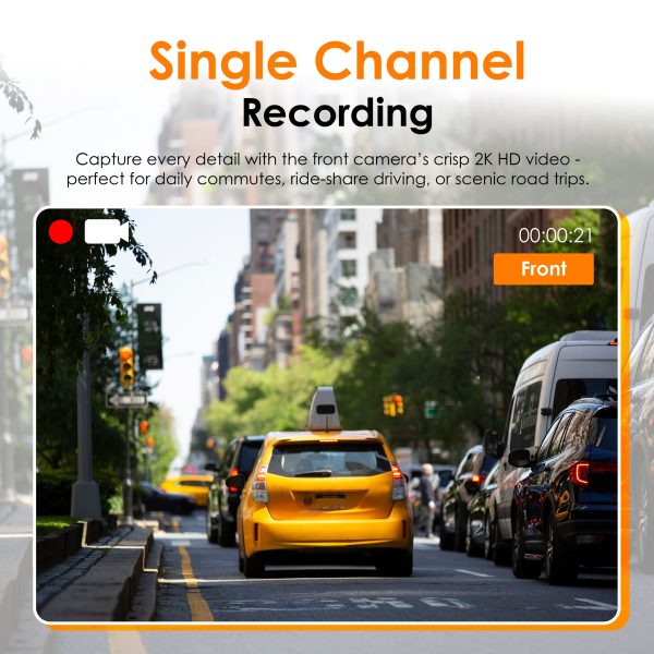Rexing C1 2K Front Dash Cam with Wi Fi Black-4