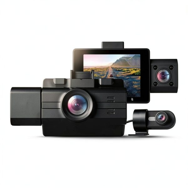 GekoGear Scout Pro 2K 3 Channel Dash Cam Black-0