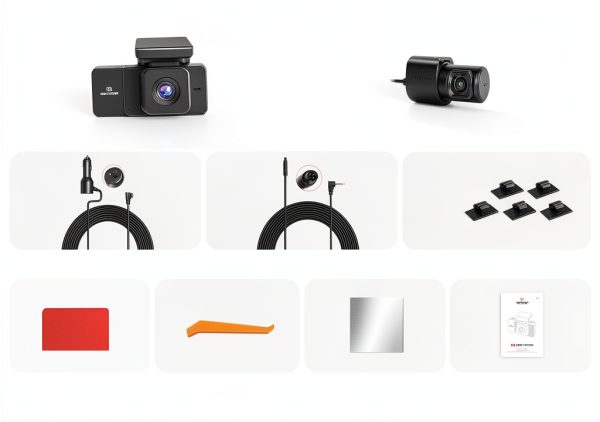 REDTIGER A3 Dash Cam 3 Channel WiFi 24H Parking Mode-8