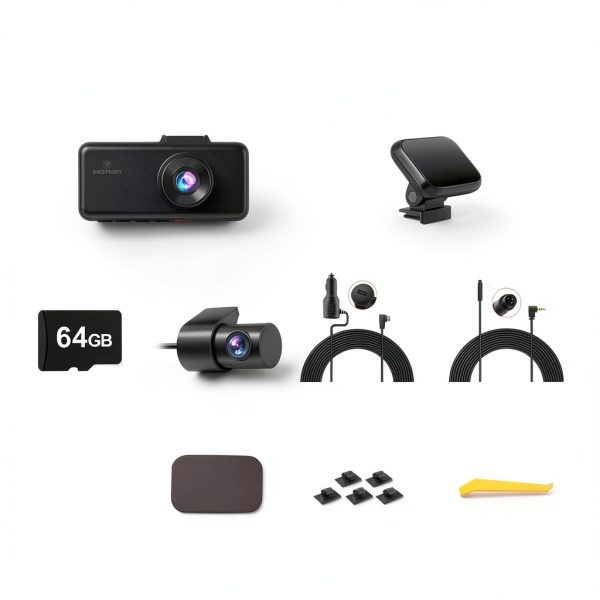 REDTIGER 4K Dash Cam Touch Screen Voice Control GPS-9