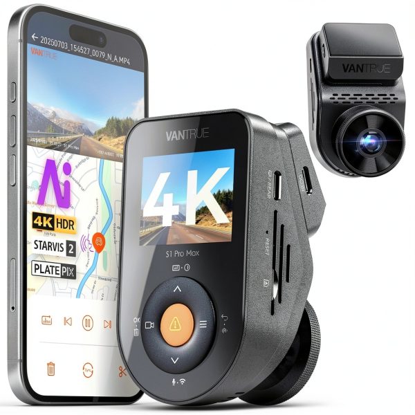 Vantrue S1 Pro Max 4K AI Dashcam ADAS Night Vision-0